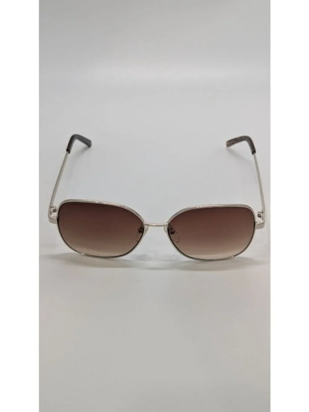 Tommy Hilfiger Silver-Tone Myrtle Semi-Oval Rectangular Sunglasses